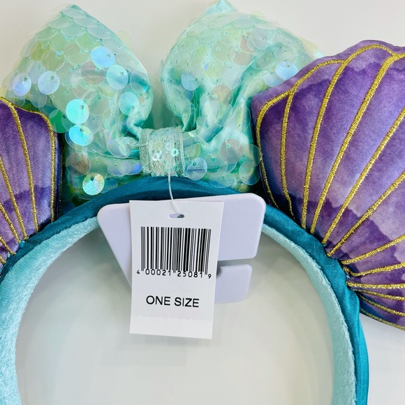 NWT Disney The Little Mermaid Ariel Headband Ears - Picture 4 of 8